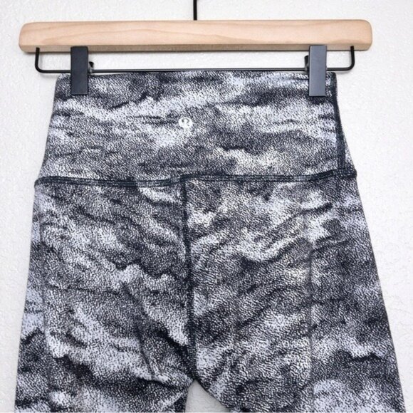 Lululemon Wunder Under Crop 21" Legging 4 Luon Hazy Days High Rise Yoga - Picture 9 of 9